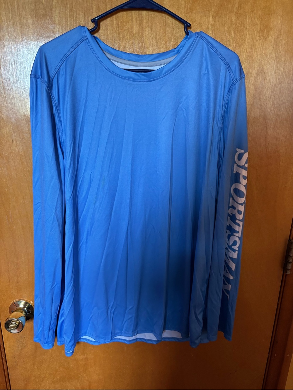Blue worldwide sportsman woman’s long sleeve navy shirt 2XL